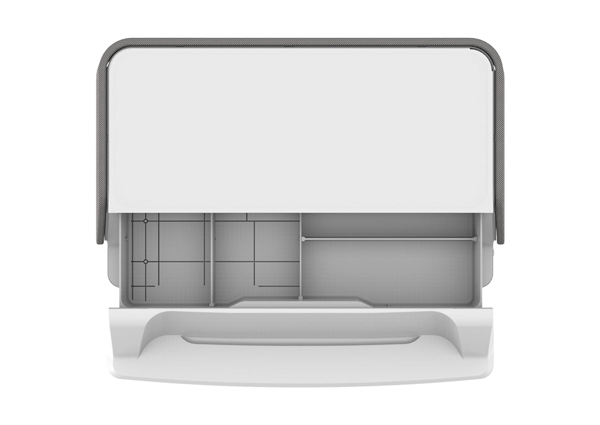 Top view of the extended celexon Professional UV Monitor Station ME1730 in grey