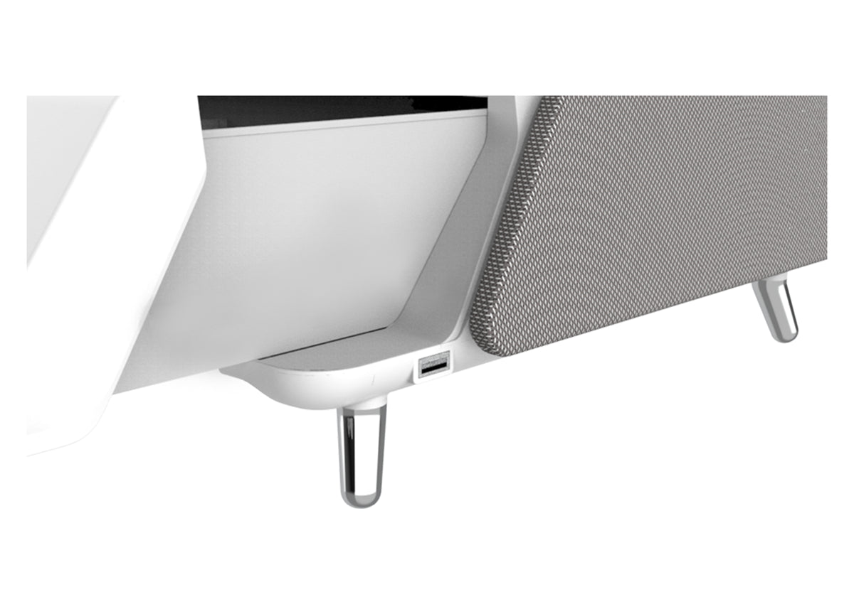 Close up of the extended celexon Professional UV Monitor Station ME1730 in grey