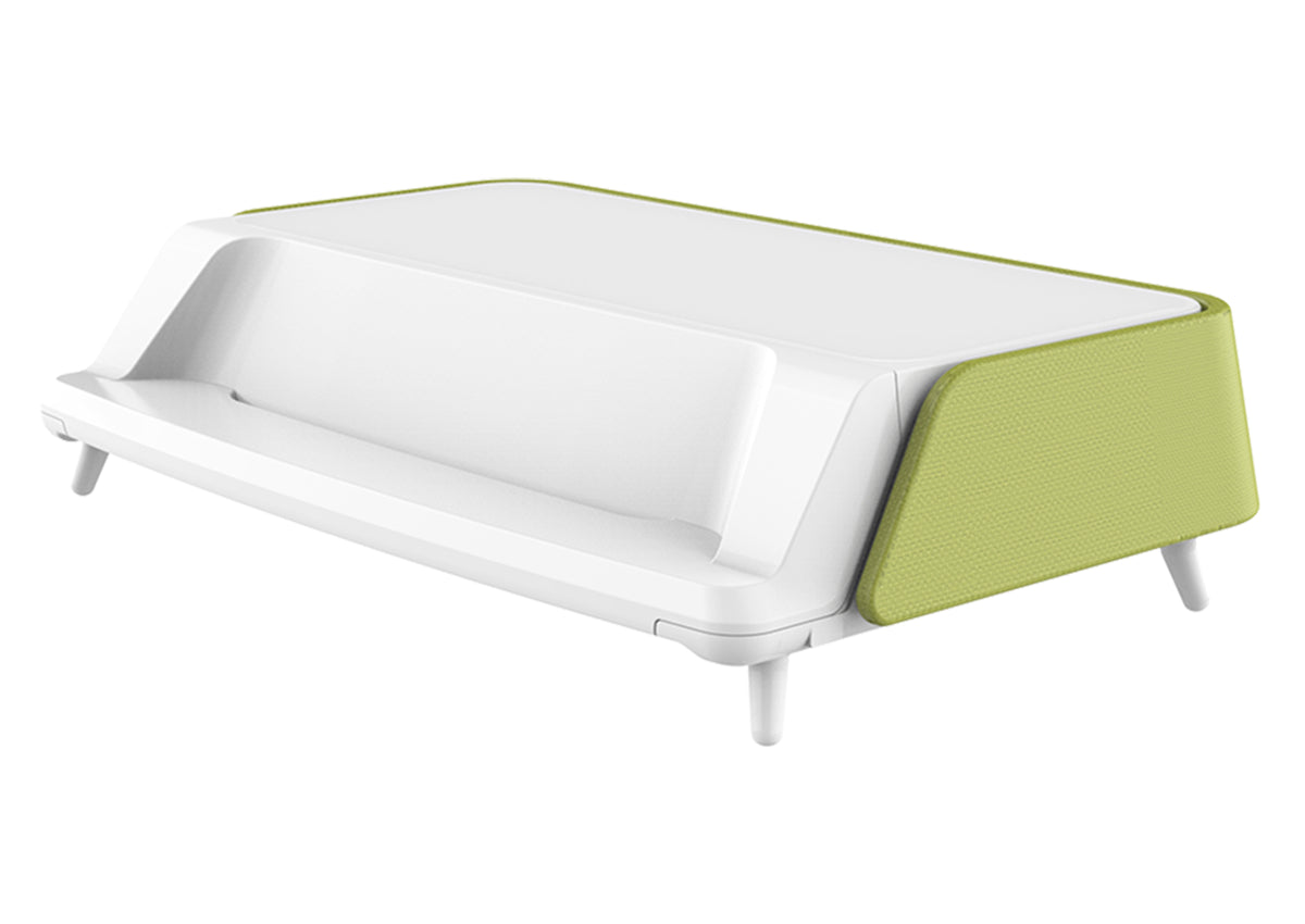 Side view of the celexon Professional UV Monitor Station ME1730 in green 