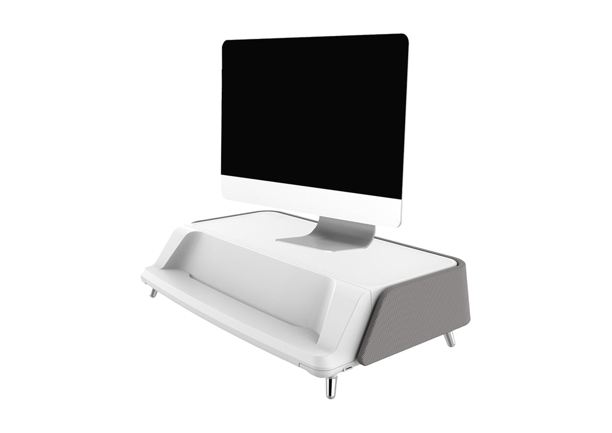 Front side view of the celexon Professional UV Monitor Station ME1730 in grey