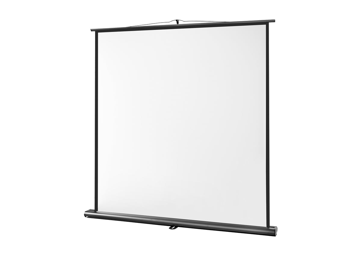 Frontal angled view of the celexon Projector Screen Ultramobile Professional without projection 