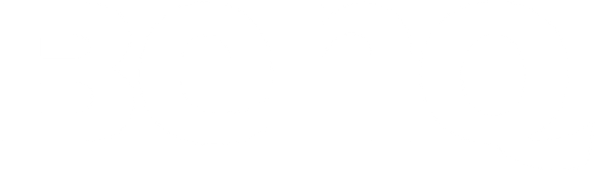 Isolated BenQ logo in white