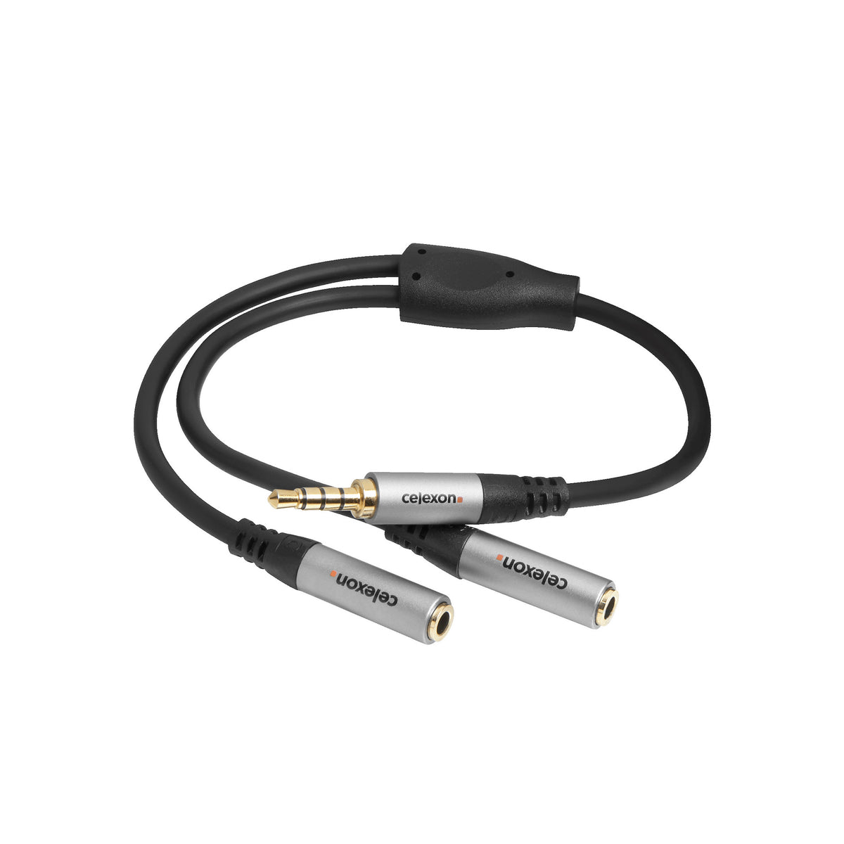 celexon 3,5mm teleplugg till 2x 3,5mm teleplugg M/F ljudadapter 0,25m - Professional Line