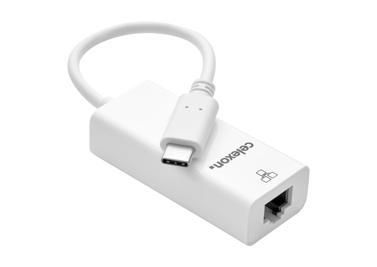 celexon USB-C auf Ethernet M/F Adapter