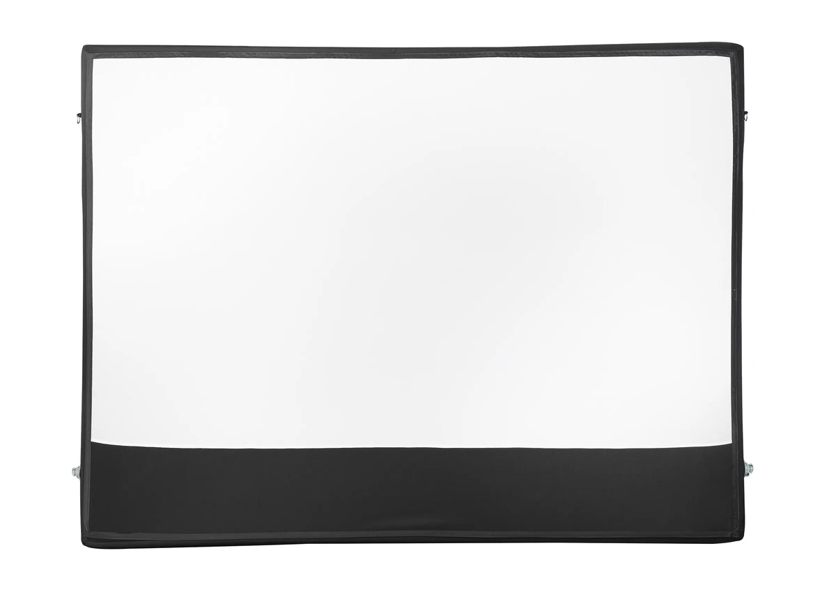 Frontal view of the celexon inflatable outdoor projection screen Economy INF without projection