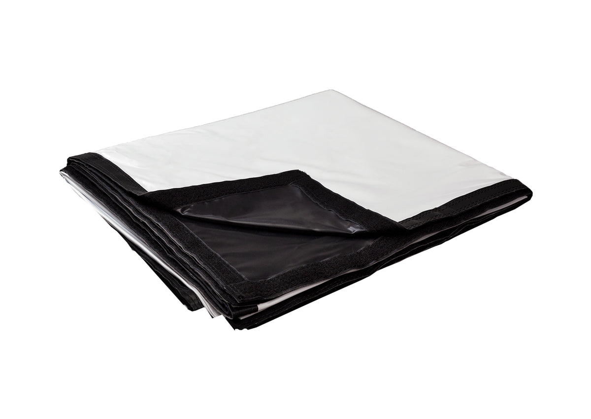 Folded projection fabric for the celexon inflatable outdoor projector screen INF200