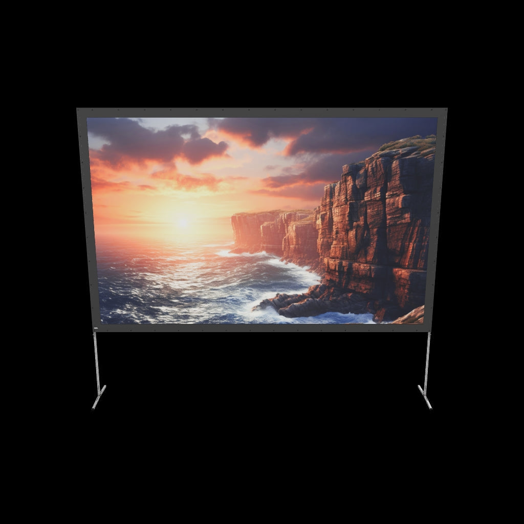 3d/AR Model of the celexon Folding Frame Projector screen 366 x 229cm Mobile Expert, rear projection
