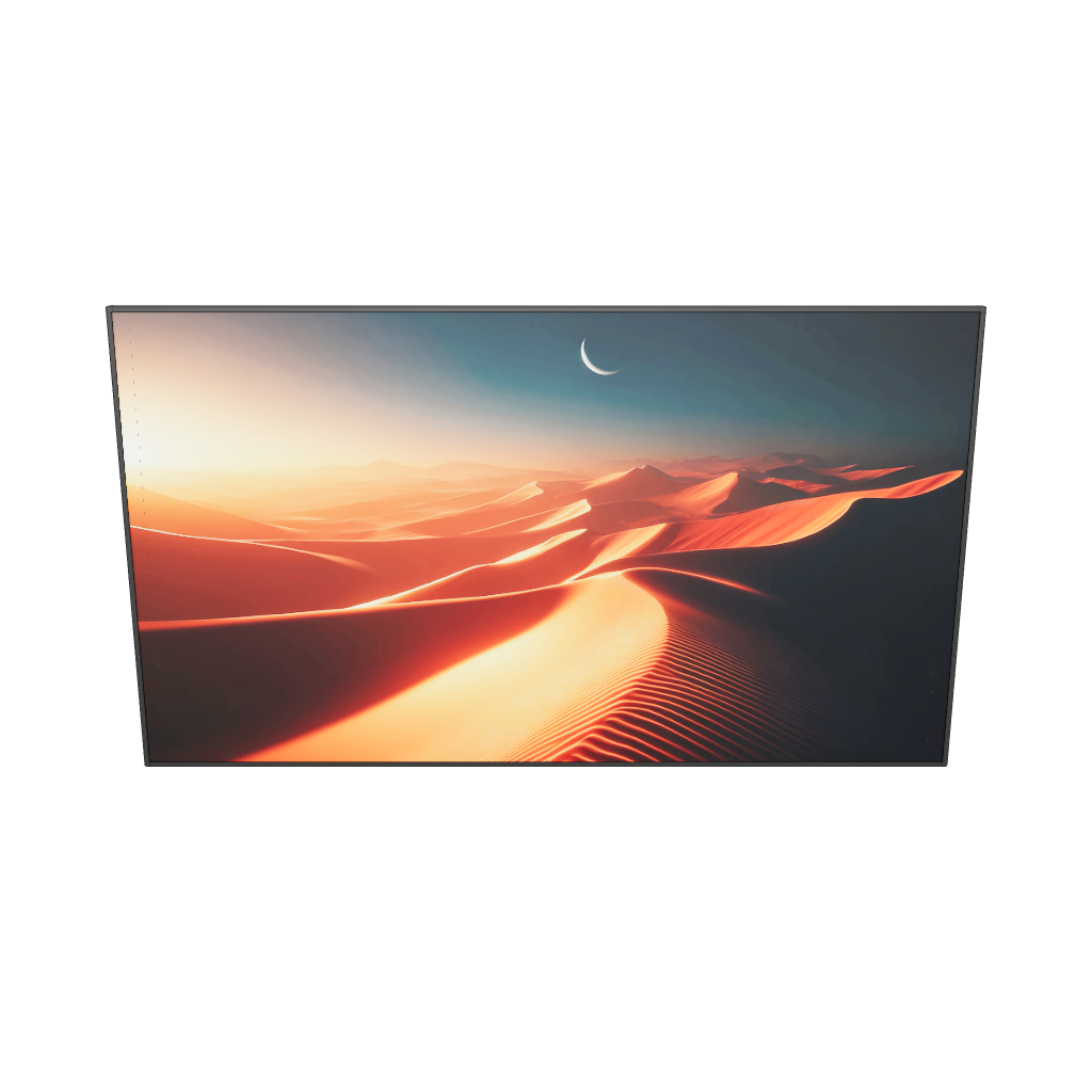 3d/AR Model of the celexon HomeCinema UST high contrast framed screen BrightOnyx, 100"