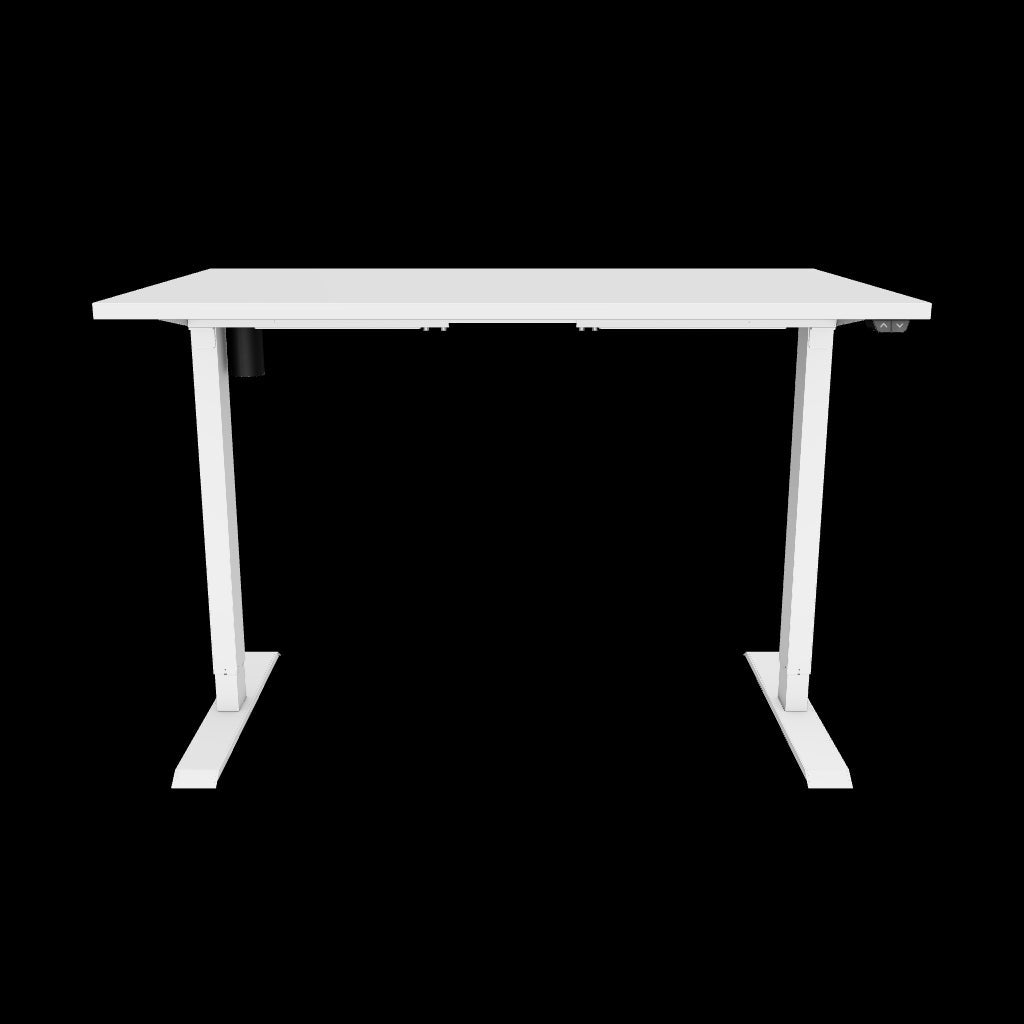 3d/AR Model of the celexon electric height adjustable desk Economy eAdjust-71121 - white, incl. tabletop 125 x 75 cm