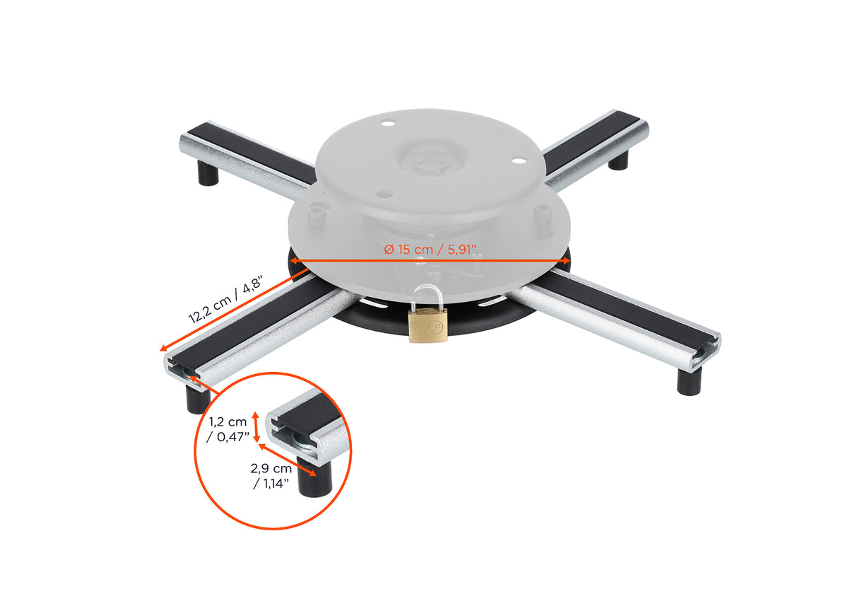 celexon Deckenhalterung universal PS Ultraflat