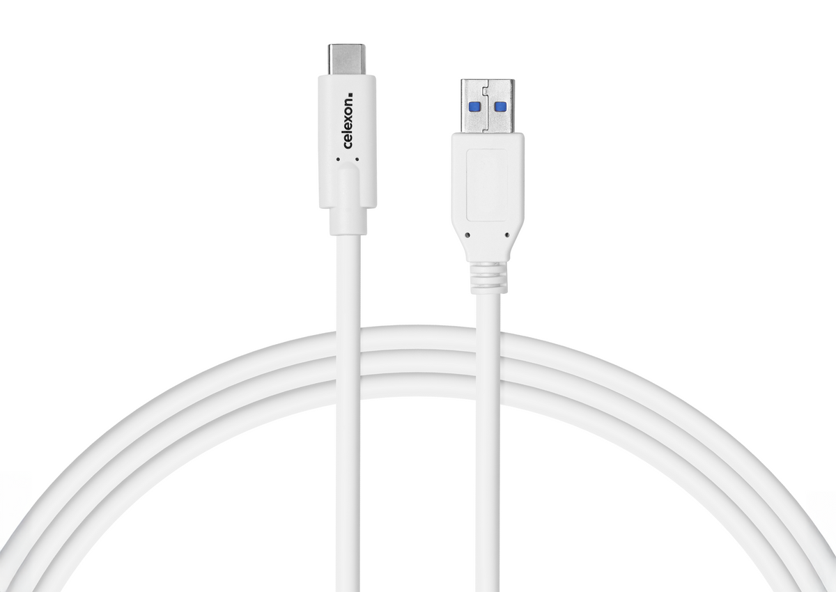 celexon USB-C auf USB-A Kabel - USB 3.2 Gen 2x1