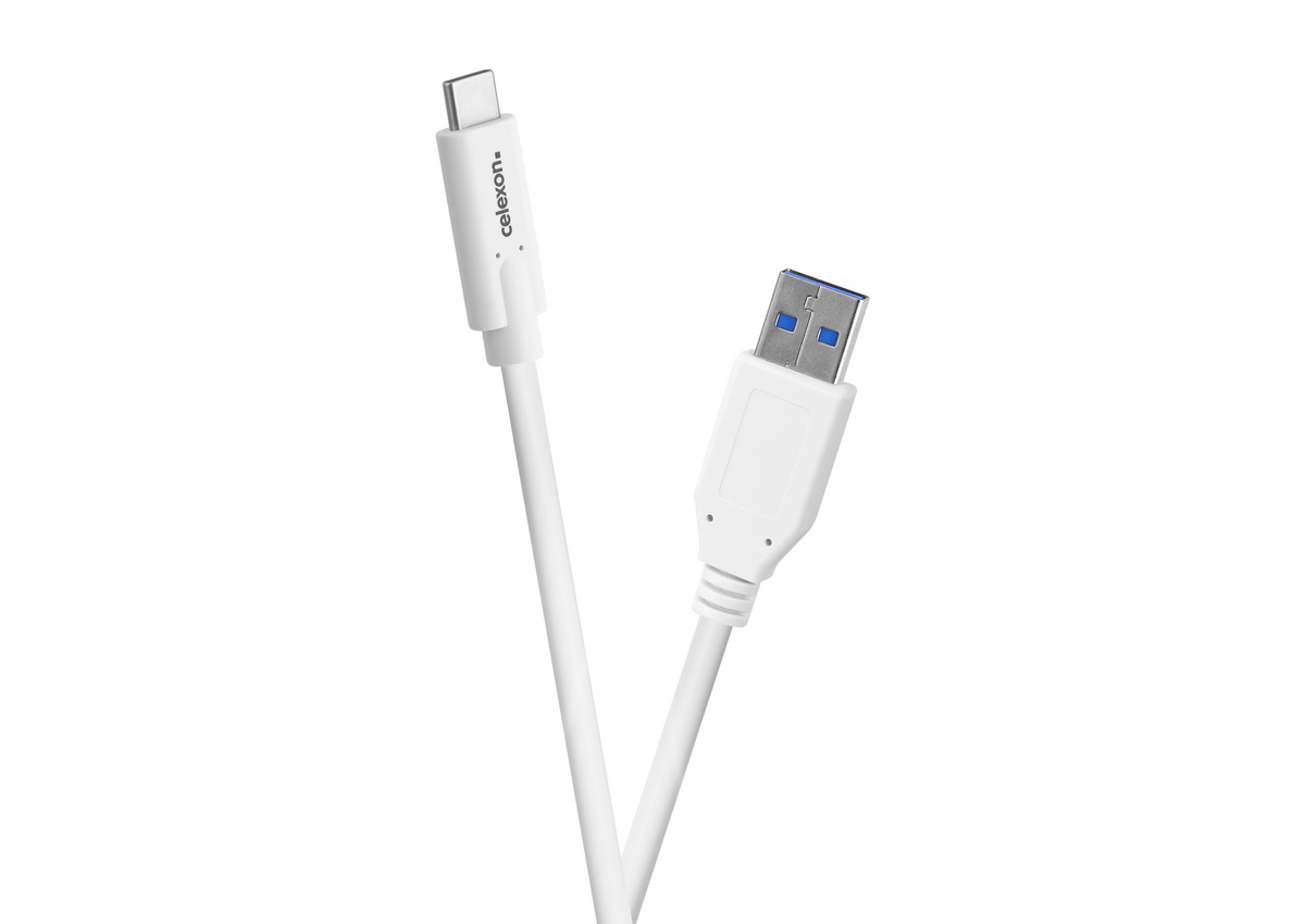 celexon USB-C auf USB-A Kabel - USB 3.2 Gen 2x1