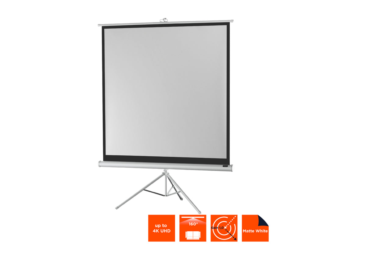 celexon Stativleinwand Economy - White Edition