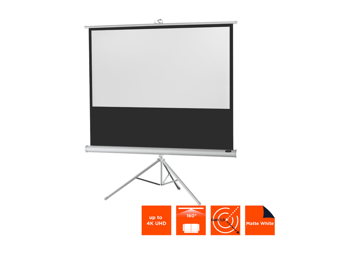 celexon Stativleinwand Economy - White Edition